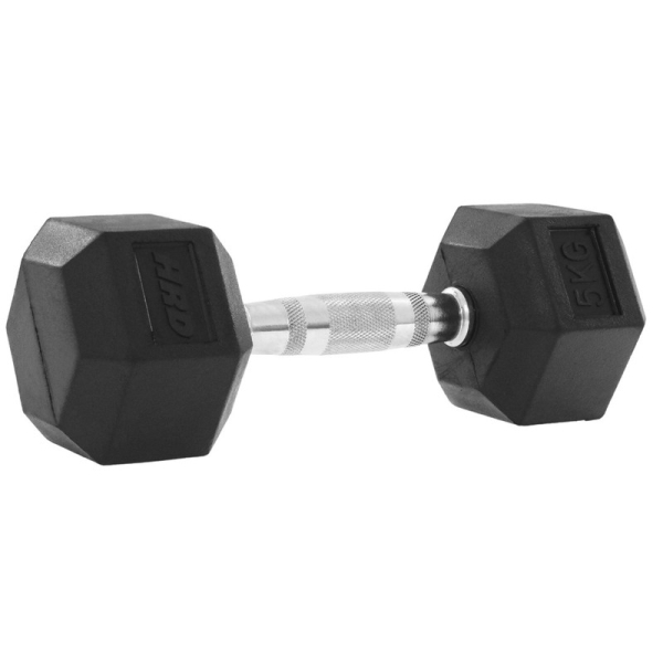 Beltor HRD System Line Hex liatinová gumová činka 6 kg Beltor HRD System Line Hex liatinová gumová činka 6 kg