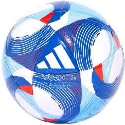 Futbalová lopta Adidas Olympics 24 League, veľkosť 5, modrá, biela a červená
