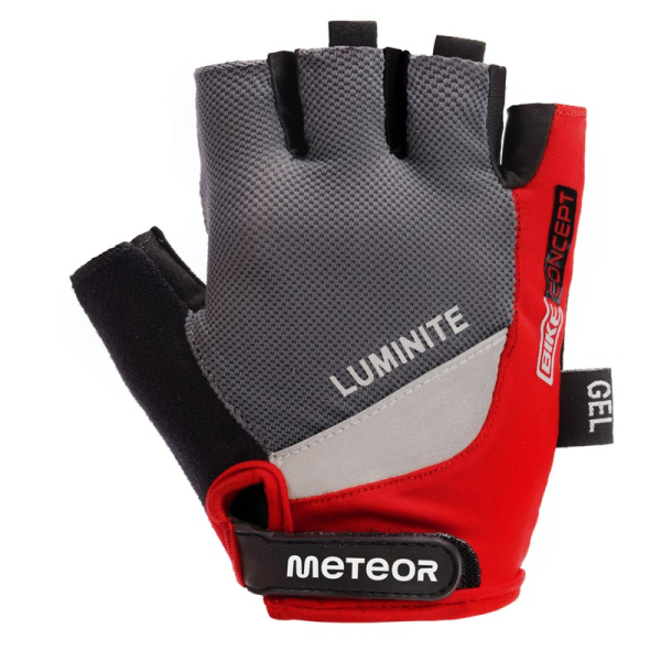 Cyklistické rukavice Meteor Gel GX33 červené Cyklistické rukavice Meteor Gel GX33 červené