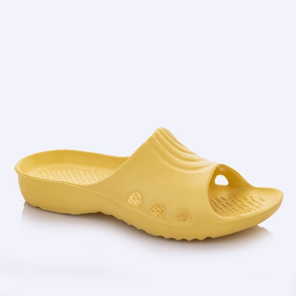 Žabky Bambino, žltá farba Žabky Bambino, žltá farba