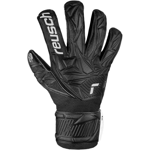 Brankárske rukavice Reusch Attrakt Infinity Junior, čierne Brankárske rukavice Reusch Attrakt Infinity Junior, čierne