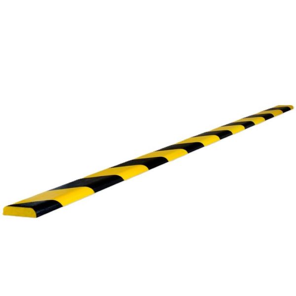 Plošný nárazník. Tvar D. Rozmery 1000 mm, 50x10 mm Plošný nárazník. Tvar D. Rozmery 1000 mm, 50x10 mm