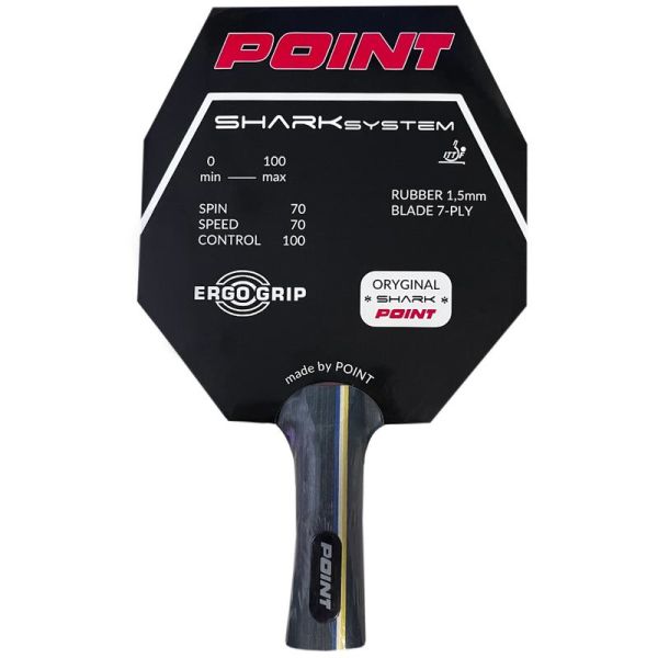 Point Sharksystem stolnotenisová raketa Point Sharksystem stolnotenisová raketa