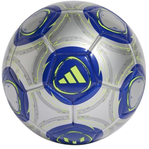 Futbalová lopta Adidas Messi F50, veľkosť mini, šedo-modro-šedá farba Futbalová lopta Adidas Messi F50, veľkosť mini, šedo-modro-šedá farba