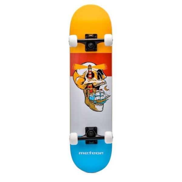 Skateboard Meteor, 22674, Scull Skateboard Meteor, 22674, Scull