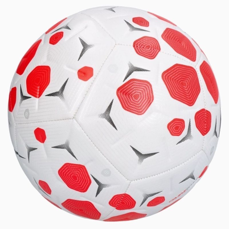 Futbalová lopta Nike Academy, červená, biela a sivá